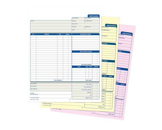 Order Forms Printing Services