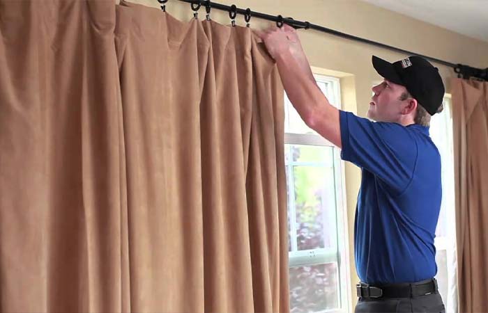 curtains fixing services