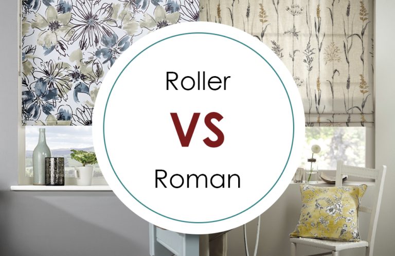 roller blinds vs roman blinds