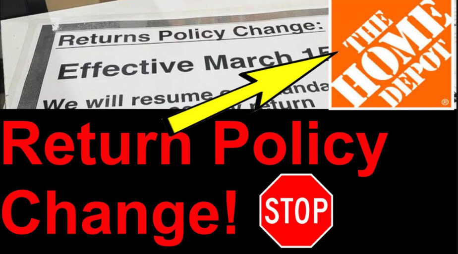return policy of Home Depot